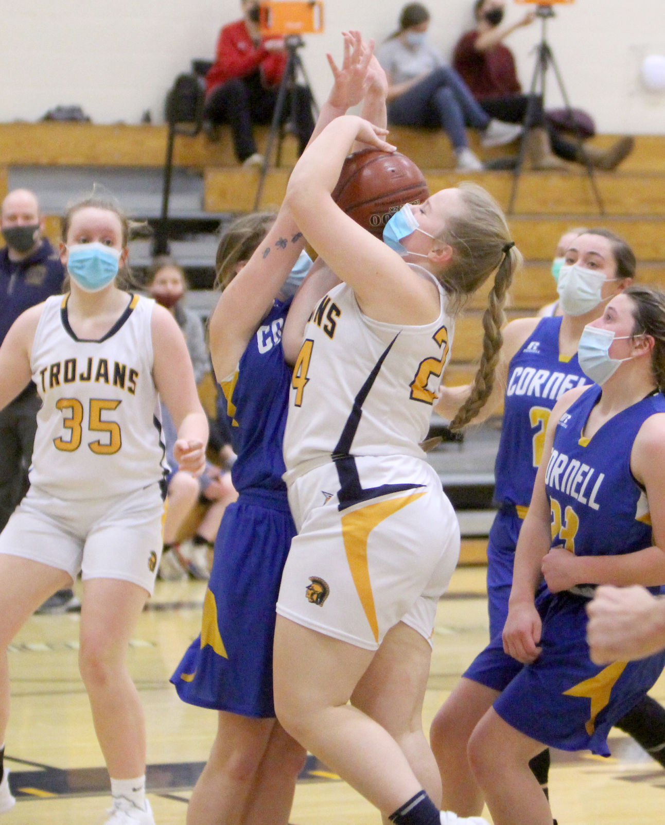 Cornell at New Auburn girls basketball 1-15-21